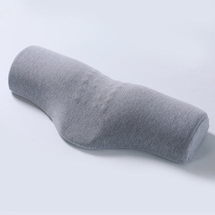 Light gray Cervical Support Pillow – Memory Foam Core with Ergonomic Design for Neck Pain Relief and Deep Sleep