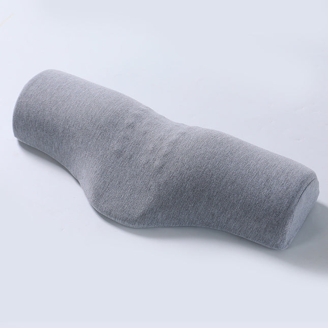 Light gray Cervical Support Pillow Memory Foam Core with Ergonomic Design for Neck Pain Relief and Deep