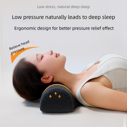 Light grey Cervical Support Pillow Memory Foam Core with Ergonomic Design for Neck Pain Relief and Deep – product detail