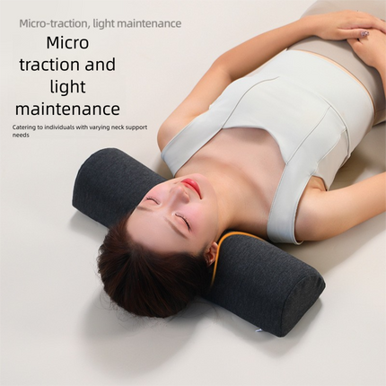 Light grey Cervical Support Pillow Memory Foam Core with Ergonomic Design for Neck Pain Relief and Deep – design and finish
