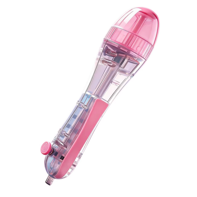 2 PCS Pink Press-Release Bead Pen for 2.6mm Pixel Art DIY Craft Tool for Hama Beads and Fuse Beads Projects