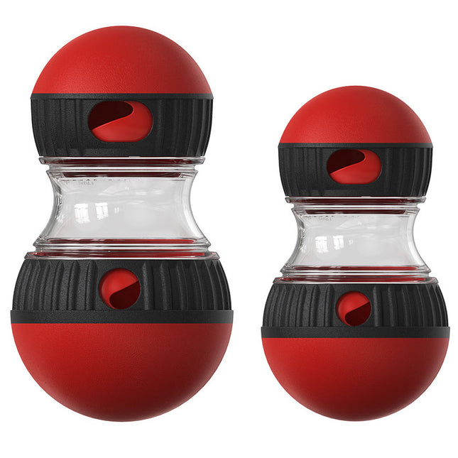 2-Piece Red Slow Feeder Dog Toy Set