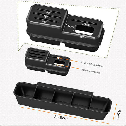 Black Foldable Dish Rack with Drain Tray Knife & Chopstick Holder Cup Rack and Cutting – product features