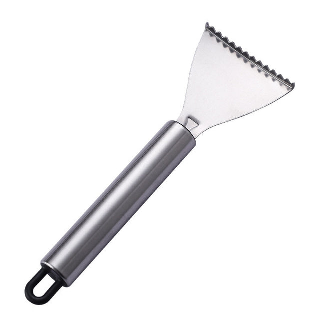 Set of 5 Stainless Steel Fish Scale Removers Food-Grade Heavy-Duty Fish Scaler Tools with Comfort
