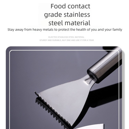 Set of 5 Stainless Steel Fish Scale Removers – Food-Grade Heavy-Duty Fish Scaler Tools with Comfort Grip & Hanging Loop, for Fine & Coarse Scales, Kitchen Essential