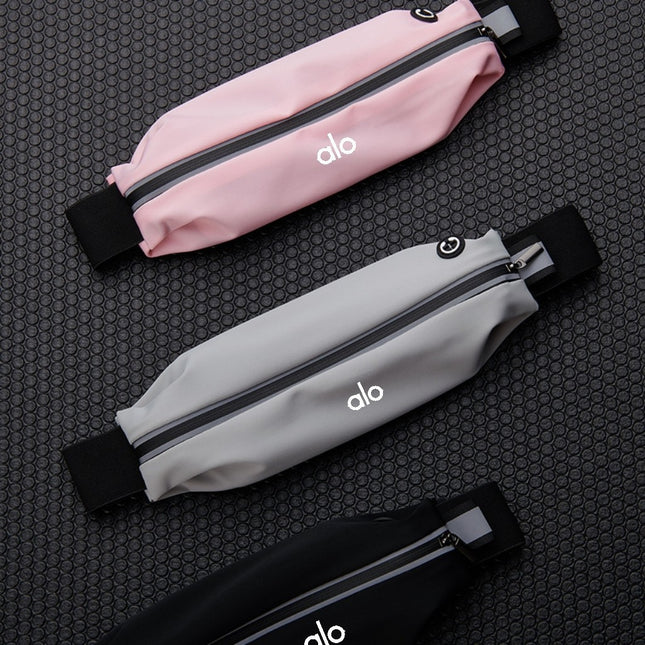 Pink Ultra Thin Waist Pack for Phone Up to 6.5 Inch Lightweight Sport Belt Bag for Running Hiking Travel – product detail