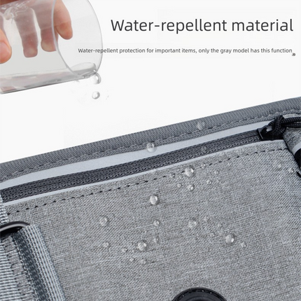Grey Shock-Absorbing Running & Dog Walking Belt – Integrated Waist Pack with Retractable Traction Rope and Ergonomic Support