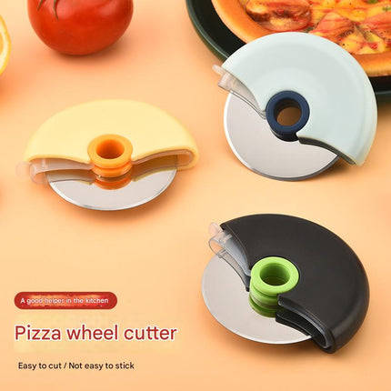 5-Pack Round Wheel Pizza Cutter Set with Protective Covers Detachable Stainless Steel Pie Cutter Easy – design and finish