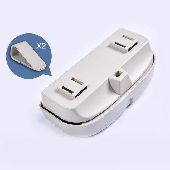 Grey Universal Car Sun Visor Glasses Case No-Damage Installation Sunglasses Holder Protective Eyewear – product detail