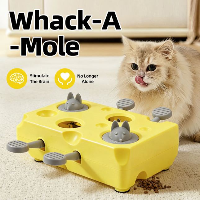 Yellow Cheese Whack-a-Mole Cat – product detail
