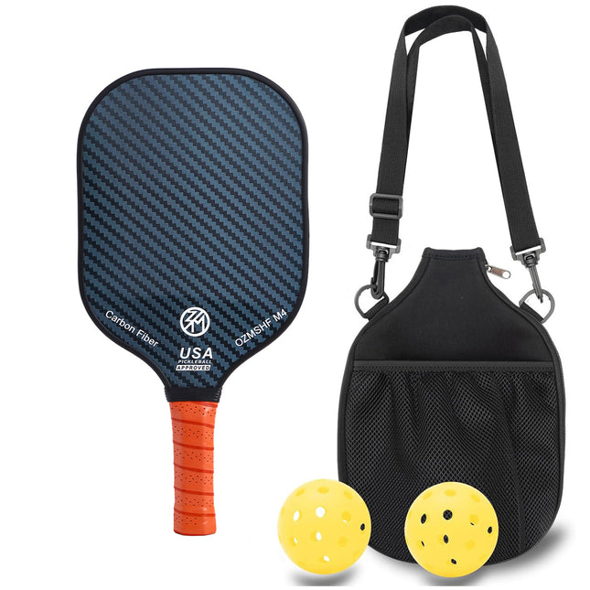 Professional Carbon Fiber Pickleball Paddle Set with Advanced Polymer Core