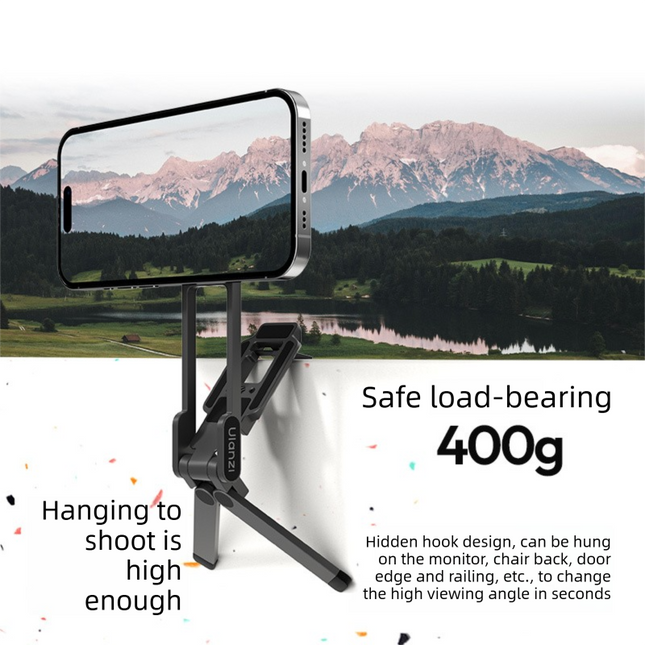 Silver Portable Magnetic Phone Mount with – product detail