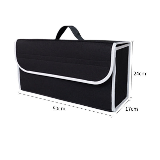 Black Foldable Felt Car Trunk Organizer with V888-ELOSUNG48762