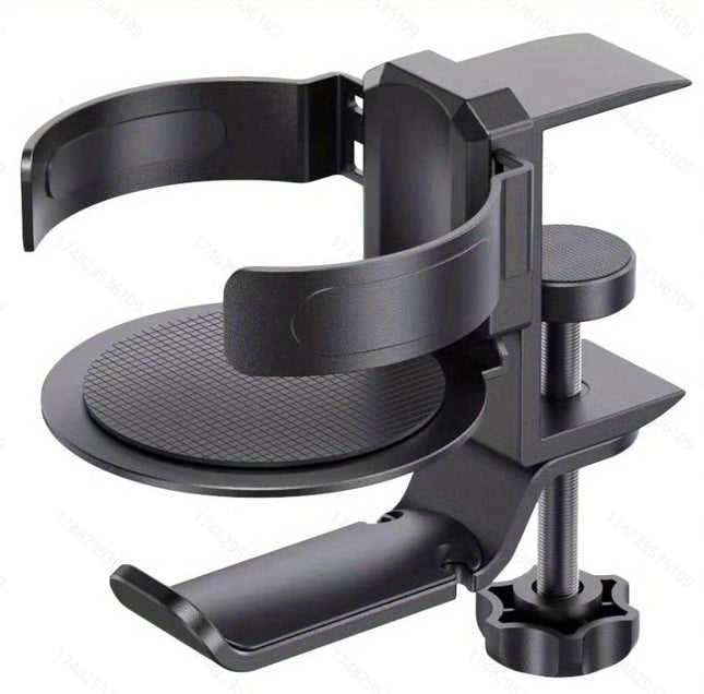 Black 2-in-1 Rotating Headphone and Cup V888-ELOSUNG48775
