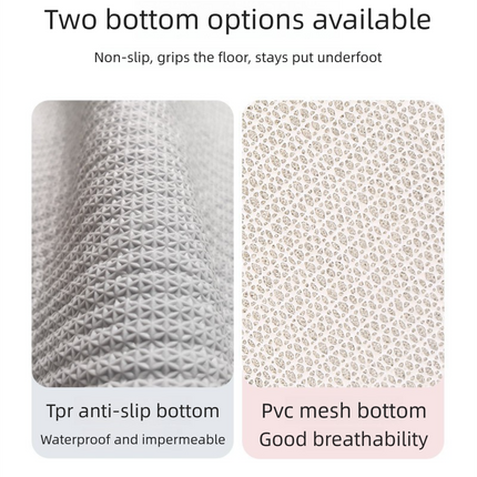 Khaki Thickened Chenille Bathroom Floor Mat 50x80cm Super Absorbent Non-Slip TPR Backing Rug for Shower Entrance and Washroom Soft Comfort for Local Households