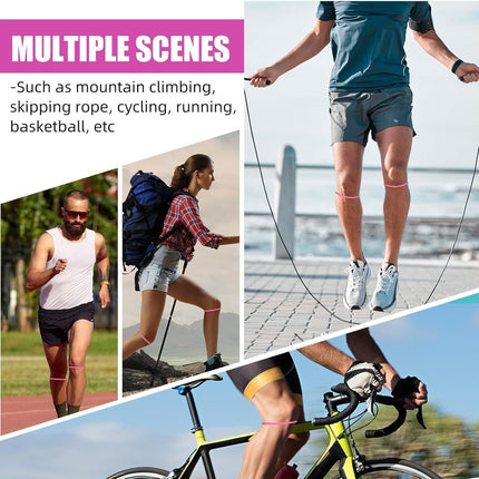 5 Pairs Grey Patellar Tendon Silicone Stabilizer Knee Straps for Running and Basketball, Breathable Elastic Support Bands for Local Active Individuals(Pressurised version)