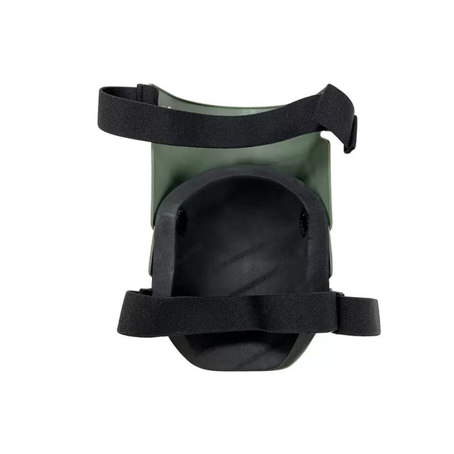 Black Professional Grade TPU Construction Knee Pads Wear-Resistant Shock Absorbing Foldable Design for (1