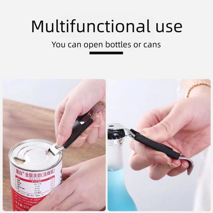 5-Pack Dark blue Magnetic Can Opener - Heavy Duty Puncture Tool for Condensed Milk and Coconut Cream Cans - Commercial Grade Kitchen Accessory for Milk Tea Shops and Daily Home Pantry Use