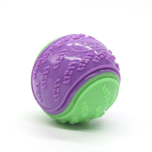 Purple and green Squeaky Dog V888-ELOSUNG48929