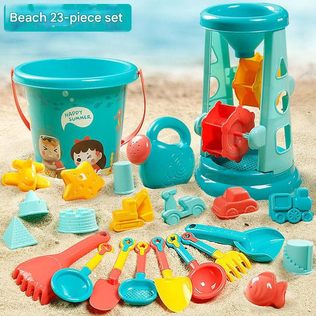23-Piece Kids Beach Toy Set with Sand Truck and V888-ELOSUNG48935