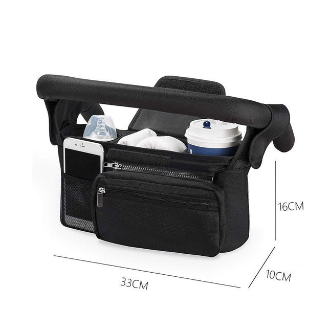 Black Universal Stroller Organizer V888-ELOSUNG48936