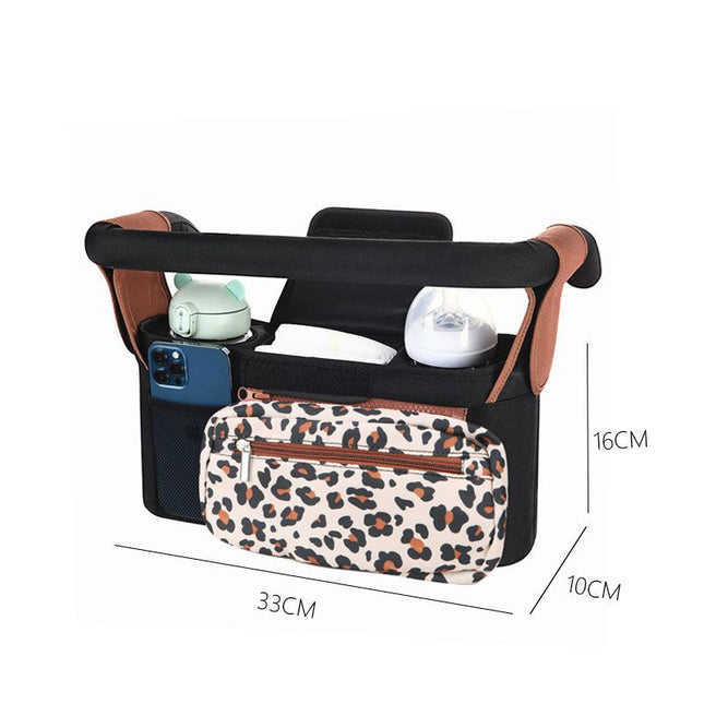 Leopard pattern Universal Stroller Organizer V888-ELOSUNG48940
