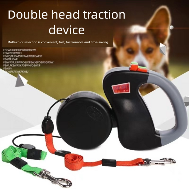 Blue Dual Retractable Dog – product detail
