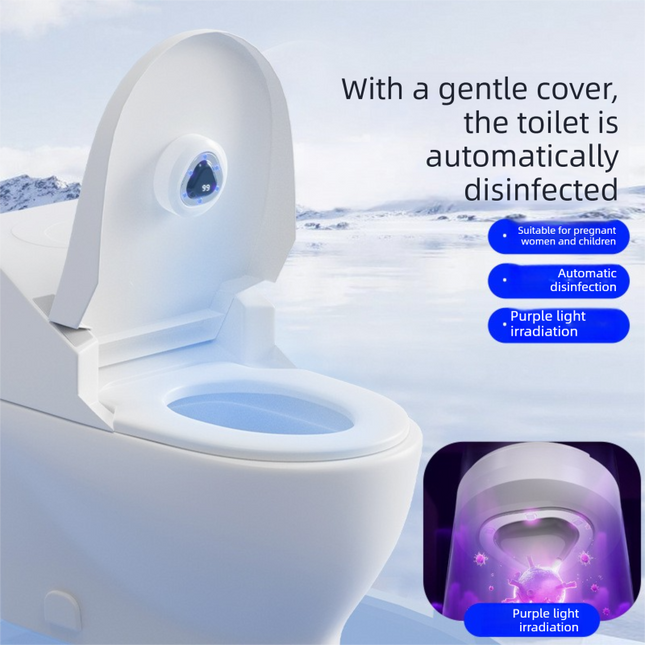 White Automatic UV Toilet Disinfection – product detail