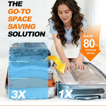 Nine Vacuum Storage Bags Set with Hand Pump – design and finish