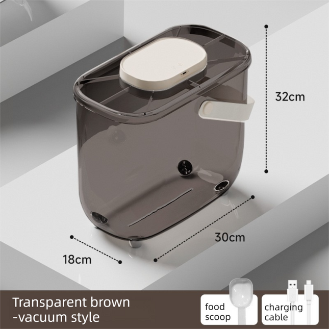 10L Smart Vacuum Pet Food Storage Container