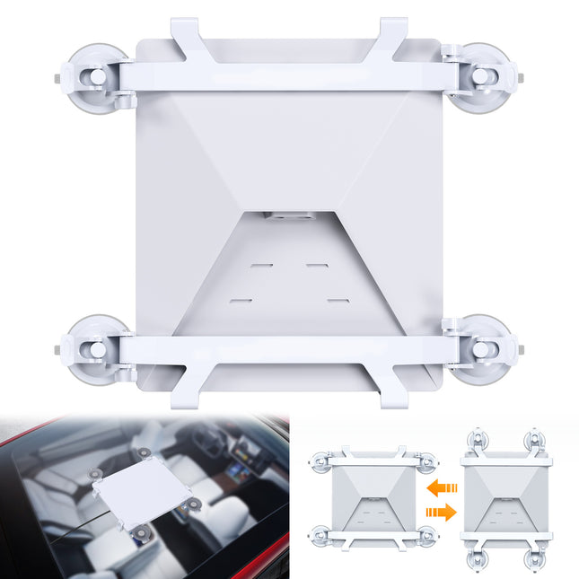 Universal Car Quad-Suction Cup Mount for Starlink Mini