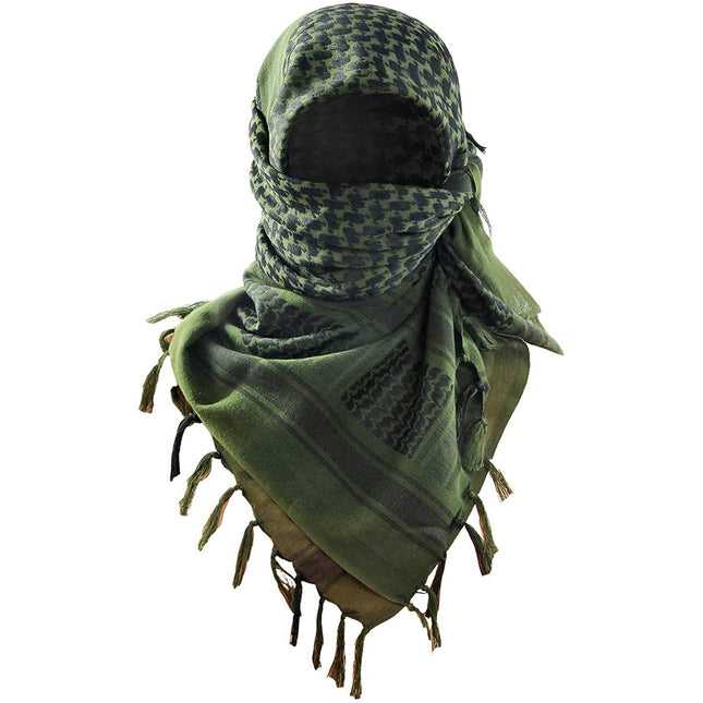 Green 110x110CM Military Shemagh Cotton Tactical Desert Scarf