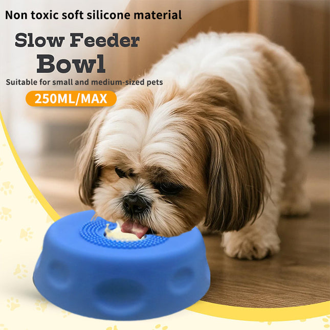 Black Silicone Dog Liquid Lick Bowl with Floating Fun Ball – product detail