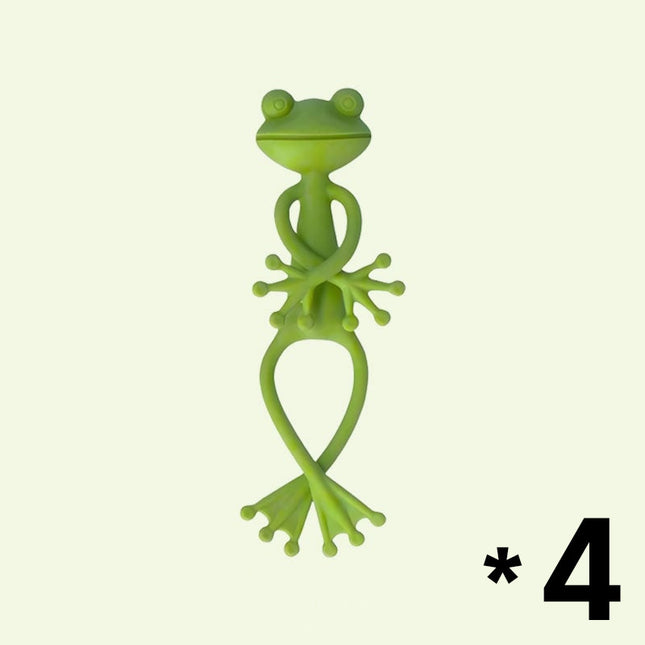 4-Pack Flexible Frog Plant Ties & Multifunctional Organizers