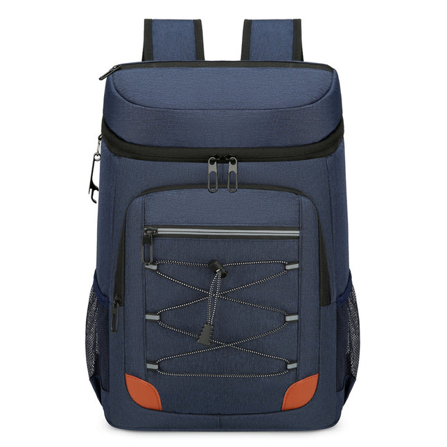 Blue 5.55 Gallons Large Insulated Picnic Backpack with Multi Pockets & Leak-Proof V888-ELOSUNG49296