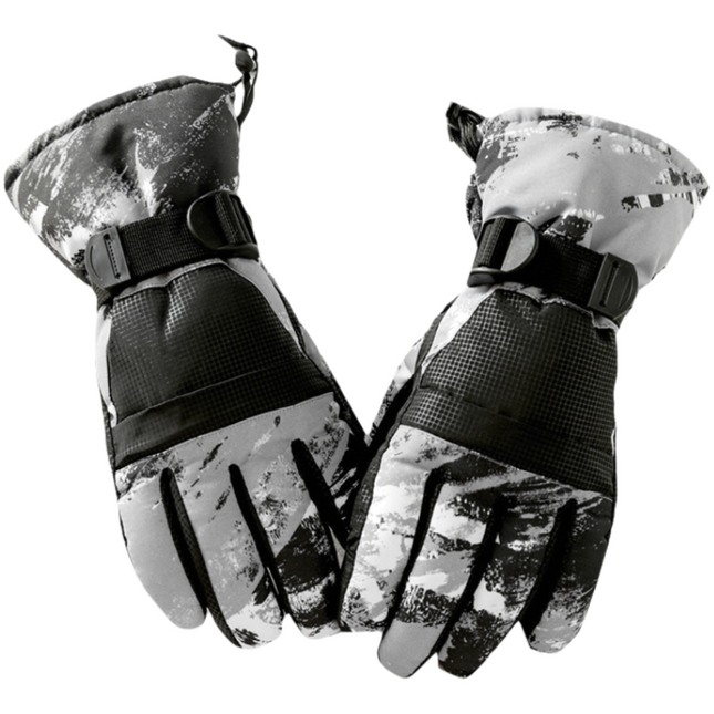 1-Pair Winter Waterproof Touchscreen Ski Gloves
