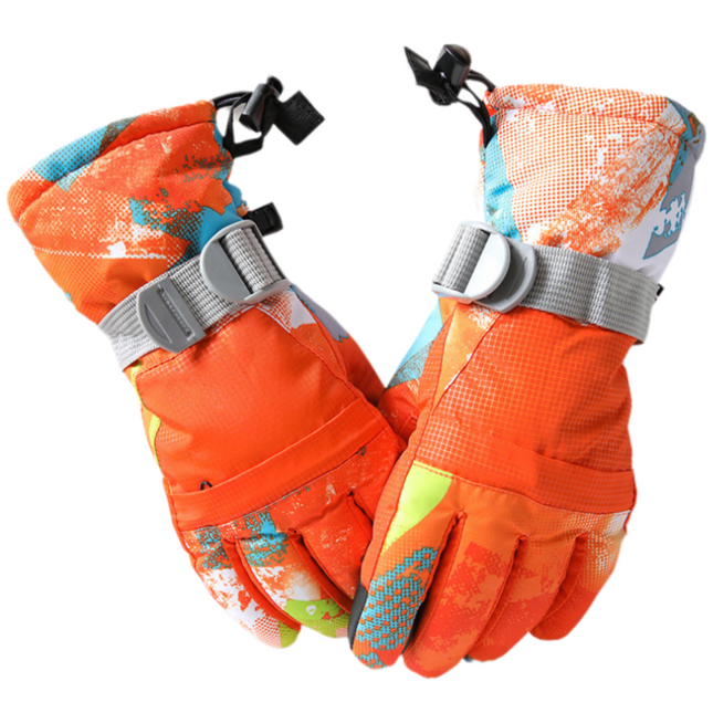 1-Pair Winter Waterproof Touchscreen Ski Gloves