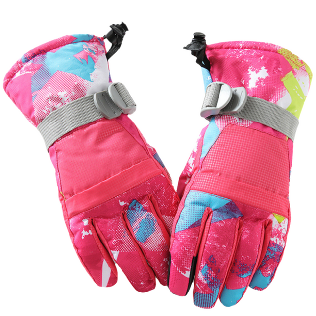 1-Pair Winter Waterproof Touchscreen Ski Gloves