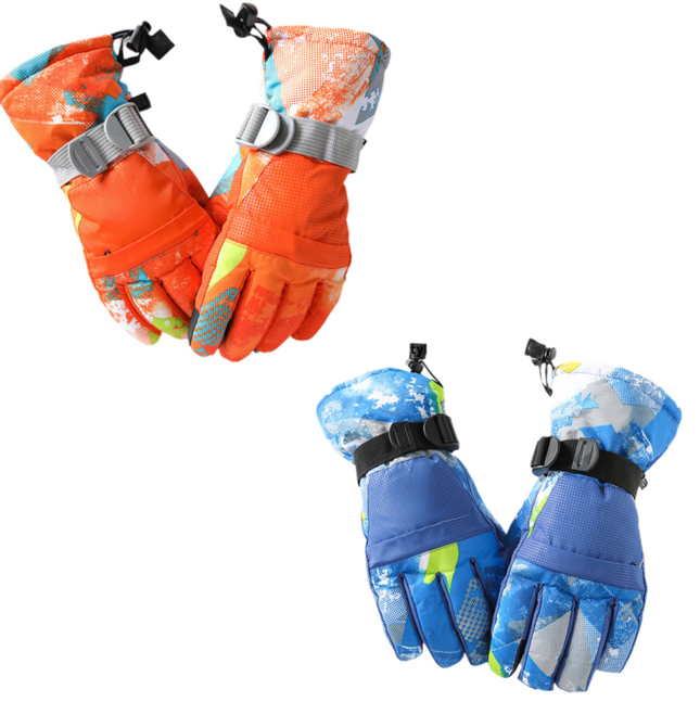 2-Pair Winter Waterproof Touchscreen Ski Gloves