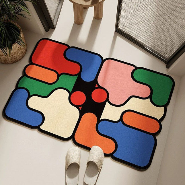 Ultra-Absorbent Instant Dry Diatom Mud Bathroom Mat (40 x 60 CM)