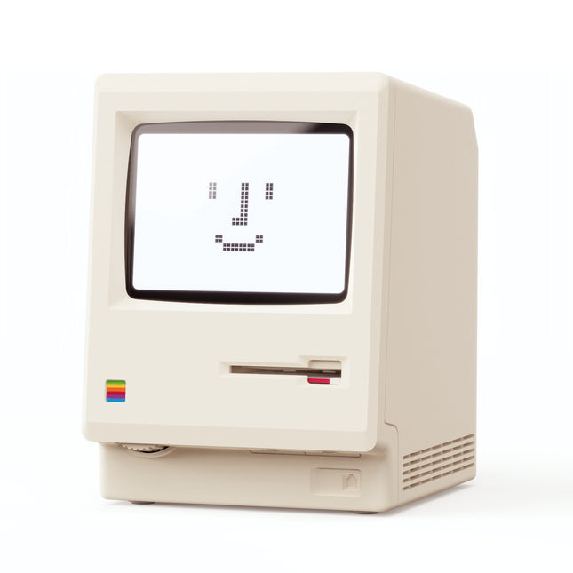 Retro Computer Style Desktop Maclock