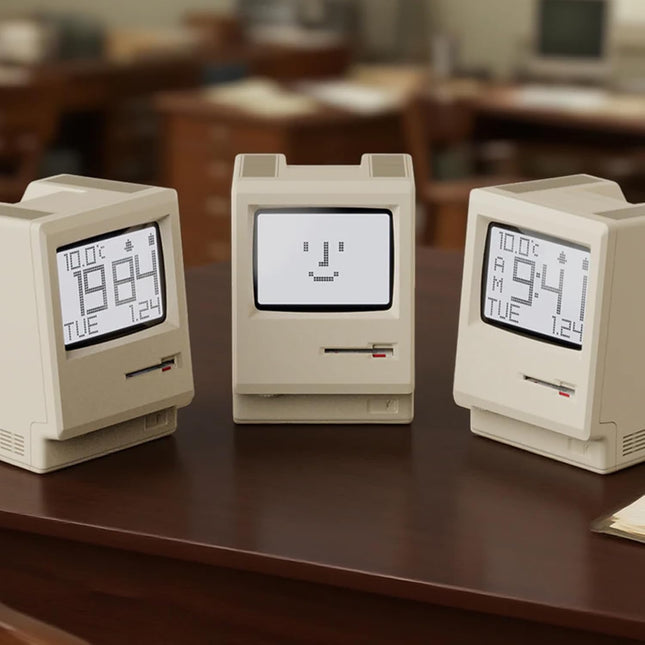 Retro Computer Style Desktop Maclock – product detail