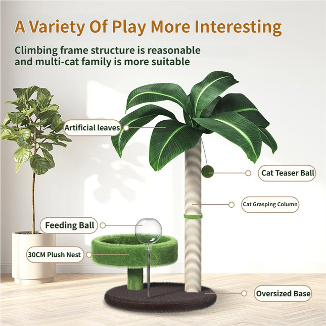 Large Multi-Functional Cat Tree & Activity – product detail