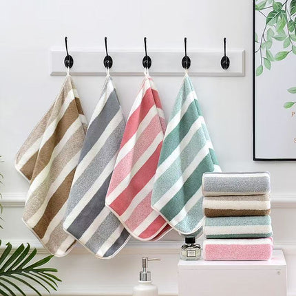 8-Piece Red Luxury Coral Fleece Towel & Bath Sheet Set - Ultra-Soft High-Density Absorbent Towels Complete Bundle