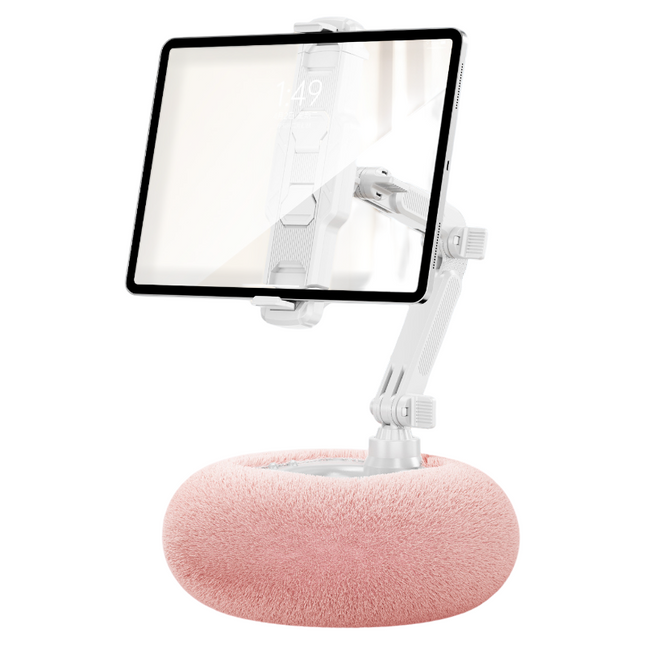 2-in-1 Pink Soft Plush Pillow Base & Tablet V888-ELOSUNG49495