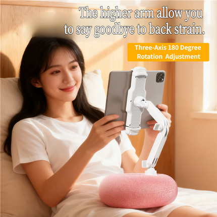 2-in-1 White Soft Plush Pillow Base & Tablet – design and finish