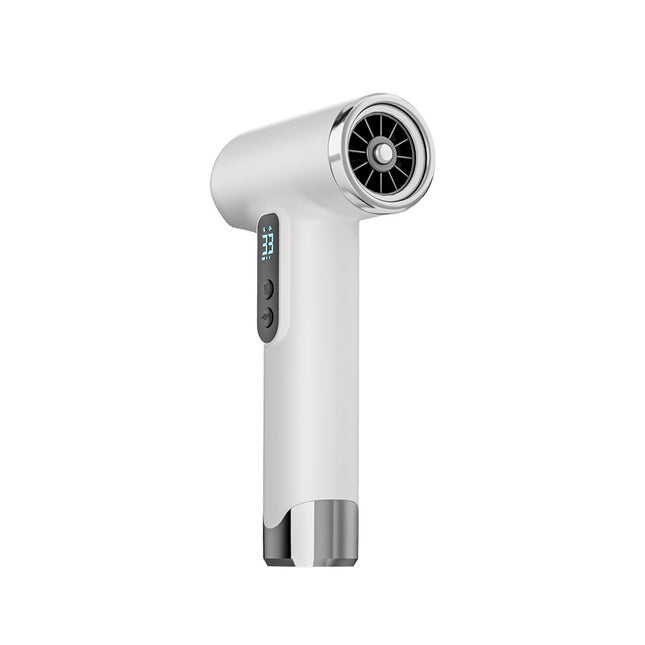 White Wireless Rechargeable Hot & Cold Hair Dryer
