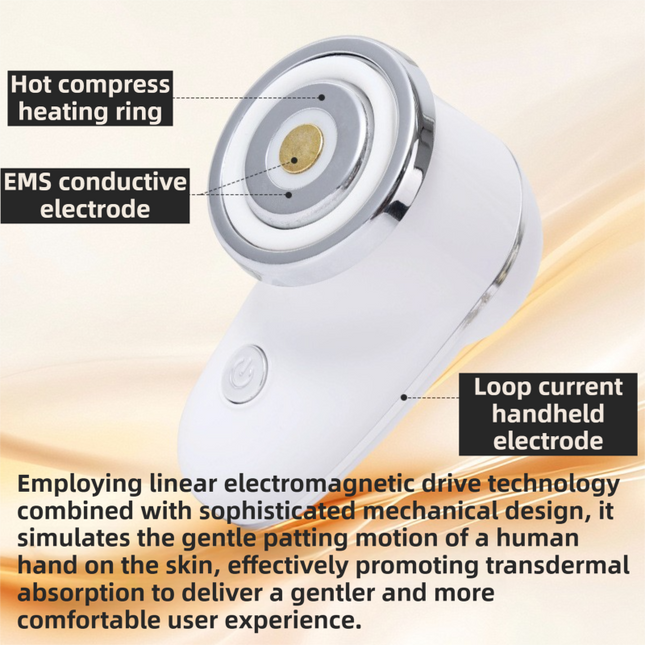 4-in-1 EMS Microcurrent & Constant Hot Compress Facial Toning Device – product detail