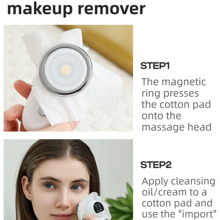 4-in-1 EMS Microcurrent & Constant Hot Compress Facial Toning Device (KL-3032) - Rechargeable Skin Lift & Rejuvenation Massager, Deep Cleaning & Nutrient Import