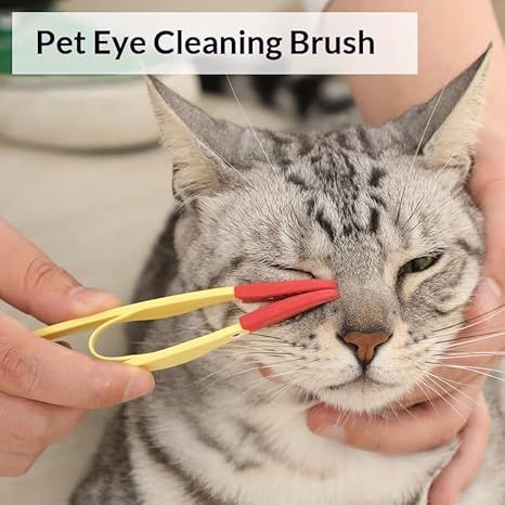 4-Pack Blue Pet Eye Cleaning Brushes with Precisice Tweezer – product detail